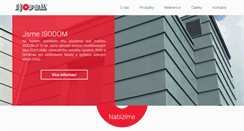 Desktop Screenshot of isodom.cz